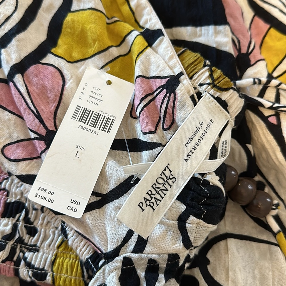 Anthropologie Bead Wide Leg Jumpsuit - Picture 9 of 9